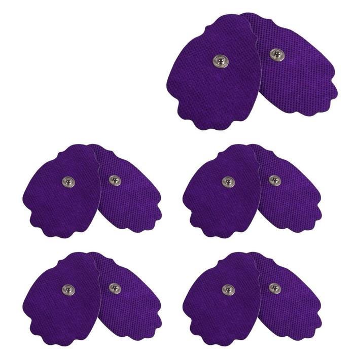 Large Snap On Reusable Self-Adhesive Replacement Tens Unit Electrode Pads - Image 5