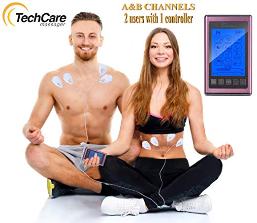 Tens Unit Muscle Stimulator EMS 12 Massage Modes Full Body Back Pain Relief(PINK) - Image 6