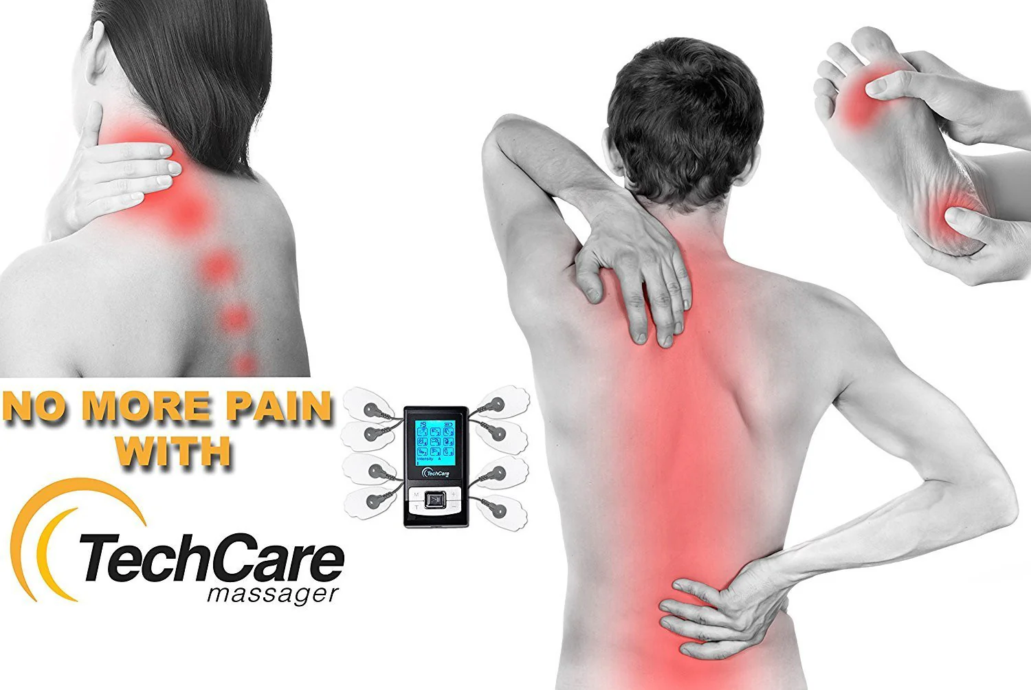 TechCare SE Massager Set - Portable TENS Unit - FDA Cleared! - Image 4