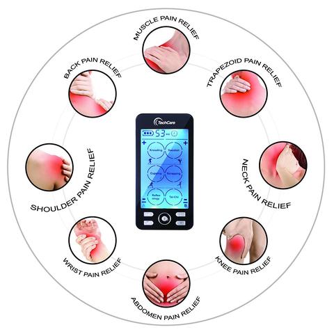 TECHCARE PLUS 24 MODES TENS UNIT + HARD TRAVEL CASE - Image 5
