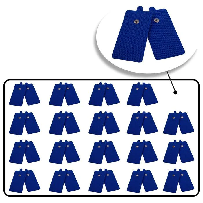 Tens Unit Pads [FDA 510(k) Cleared]  Medical Grade Blue Extra Large Electrodes - Image 6