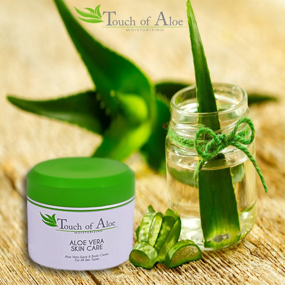 Touch Of Aloe Skin Care Moisturizing Cream 8 Oz Skin Care Jar Best Remedy Skin Repair Cream - Image 6